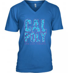 Cal Poly SLO Mustangs CJ6DY01 Men's V-Neck Men's V-Neck - Nice-Tshirts4u