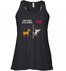 School Social Worker Unicorn Others You Women's Racerback Tank Women's Racerback Tank - Nice-Tshirts4u