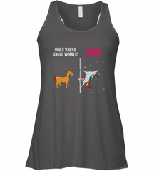 School Social Worker Unicorn Others You Women's Racerback Tank Women's Racerback Tank - Nice-Tshirts4u