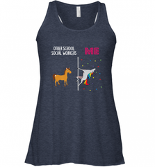 School Social Worker Unicorn Others You Women's Racerback Tank Women's Racerback Tank - Nice-Tshirts4u