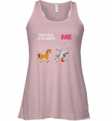 School Social Worker Unicorn Others You Women's Racerback Tank Women's Racerback Tank - Nice-Tshirts4u