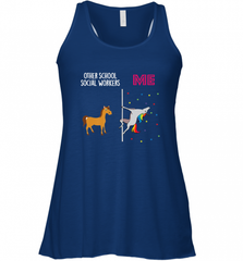 School Social Worker Unicorn Others You Women's Racerback Tank Women's Racerback Tank - Nice-Tshirts4u
