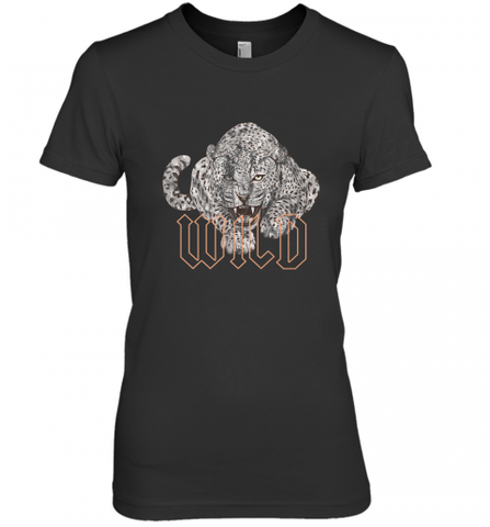 Wild Jaguar Leopard Cheetah Print Graphic Women's Premium T-Shirt Women's Premium T-Shirt / Black / XS Women's Premium T-Shirt - Nice-Tshirts4u