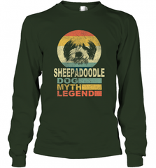 Sheepadoodle Dog Myth Legend Long Sleeve T-Shirt Long Sleeve T-Shirt - Nice-Tshirts4u