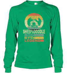 Sheepadoodle Dog Myth Legend Long Sleeve T-Shirt Long Sleeve T-Shirt - Nice-Tshirts4u