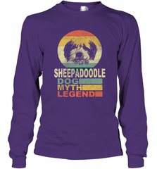 Sheepadoodle Dog Myth Legend Long Sleeve T-Shirt Long Sleeve T-Shirt - Nice-Tshirts4u