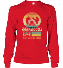Sheepadoodle Dog Myth Legend Long Sleeve T-Shirt Long Sleeve T-Shirt - Nice-Tshirts4u