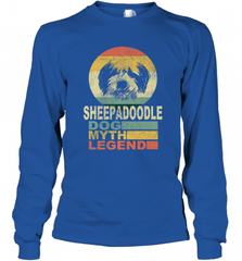 Sheepadoodle Dog Myth Legend Long Sleeve T-Shirt Long Sleeve T-Shirt - Nice-Tshirts4u