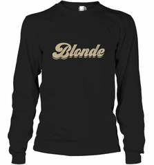 Blonde Hair Color Retro Babe Long Sleeve T-Shirt Long Sleeve T-Shirt - Nice-Tshirts4u