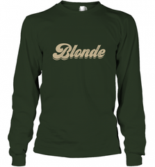 Blonde Hair Color Retro Babe Long Sleeve T-Shirt Long Sleeve T-Shirt - Nice-Tshirts4u