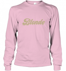 Blonde Hair Color Retro Babe Long Sleeve T-Shirt Long Sleeve T-Shirt - Nice-Tshirts4u