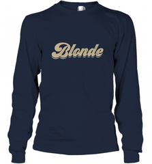Blonde Hair Color Retro Babe Long Sleeve T-Shirt Long Sleeve T-Shirt - Nice-Tshirts4u