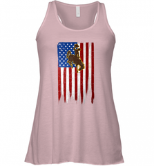 Wyoming Cowboys Grunge American Flag  Apparel Women's Racerback Tank Women's Racerback Tank - Nice-Tshirts4u