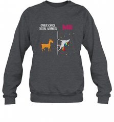 School Social Worker Unicorn Others You Crewneck Sweatshirt Crewneck Sweatshirt - Nice-Tshirts4u