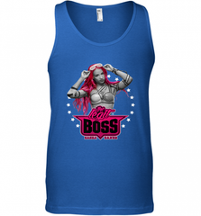 WWE Sasha Banks Pink Hair with Logo Men's Tank Top Men's Tank Top - Nice-Tshirts4u