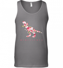 Cute Mimisaurus Tshirt with Floral Dinosaur for Men's Tank Top Men's Tank Top - Nice-Tshirts4u