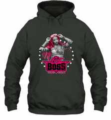 WWE Sasha Banks Pink Hair with Logo Hooded Sweatshirt Hooded Sweatshirt - Nice-Tshirts4u