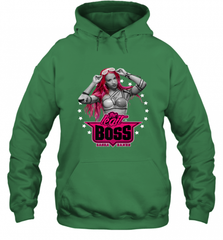 WWE Sasha Banks Pink Hair with Logo Hooded Sweatshirt Hooded Sweatshirt - Nice-Tshirts4u