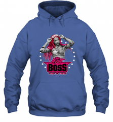 WWE Sasha Banks Pink Hair with Logo Hooded Sweatshirt Hooded Sweatshirt - Nice-Tshirts4u