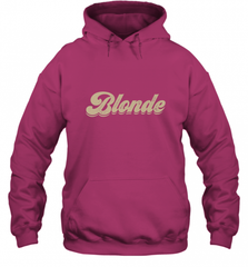 Blonde Hair Color Retro Babe Hooded Sweatshirt Hooded Sweatshirt - Nice-Tshirts4u