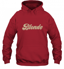 Blonde Hair Color Retro Babe Hooded Sweatshirt Hooded Sweatshirt - Nice-Tshirts4u