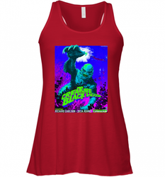 Vintage Water Lagoon Creature  Classic Horror Movie Tee Women's Racerback Tank
