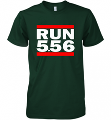 Run 5.56 Long Gun AR 15 Men's Premium T-Shirt Men's Premium T-Shirt - Nice-Tshirts4u