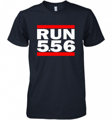 Run 5.56 Long Gun AR 15 Men's Premium T-Shirt Men's Premium T-Shirt - Nice-Tshirts4u