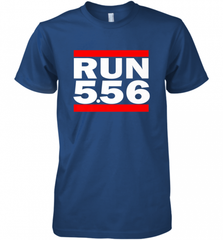 Run 5.56 Long Gun AR 15 Men's Premium T-Shirt Men's Premium T-Shirt - Nice-Tshirts4u