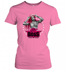 WWE Sasha Banks Pink Hair with Logo Women's T-Shirt Women's T-Shirt - Nice-Tshirts4u