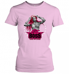 WWE Sasha Banks Pink Hair with Logo Women's T-Shirt Women's T-Shirt - Nice-Tshirts4u