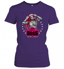 WWE Sasha Banks Pink Hair with Logo Women's T-Shirt Women's T-Shirt - Nice-Tshirts4u