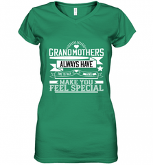 Grandmothers always have time to talk and make you feel special 01 Women's V-Neck T-Shirt Women's V-Neck T-Shirt - Nice-Tshirts4u