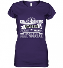 Grandmothers always have time to talk and make you feel special 01 Women's V-Neck T-Shirt Women's V-Neck T-Shirt - Nice-Tshirts4u