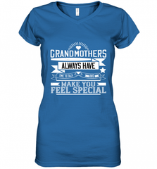 Grandmothers always have time to talk and make you feel special 01 Women's V-Neck T-Shirt Women's V-Neck T-Shirt - Nice-Tshirts4u