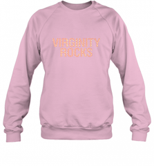 Virginity Pink Leopard print Rocks Cool Trendy Animal Print Crewneck Sweatshirt Crewneck Sweatshirt - Nice-Tshirts4u