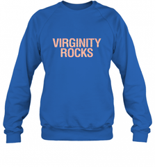 Virginity Pink Leopard print Rocks Cool Trendy Animal Print Crewneck Sweatshirt Crewneck Sweatshirt - Nice-Tshirts4u