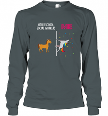 School Social Worker Unicorn Others You Long Sleeve T-Shirt Long Sleeve T-Shirt - Nice-Tshirts4u