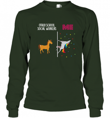 School Social Worker Unicorn Others You Long Sleeve T-Shirt Long Sleeve T-Shirt - Nice-Tshirts4u