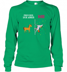 School Social Worker Unicorn Others You Long Sleeve T-Shirt Long Sleeve T-Shirt - Nice-Tshirts4u