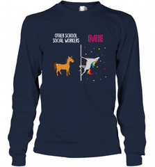 School Social Worker Unicorn Others You Long Sleeve T-Shirt Long Sleeve T-Shirt - Nice-Tshirts4u