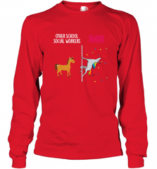 School Social Worker Unicorn Others You Long Sleeve T-Shirt Long Sleeve T-Shirt - Nice-Tshirts4u