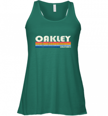 Vintage 70s 80s Style Oakley CA Women's Racerback Tank Women's Racerback Tank - Nice-Tshirts4u