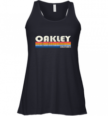 Vintage 70s 80s Style Oakley CA Women's Racerback Tank Women's Racerback Tank - Nice-Tshirts4u