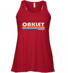 Vintage 70s 80s Style Oakley CA Women's Racerback Tank
