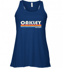 Vintage 70s 80s Style Oakley CA Women's Racerback Tank Women's Racerback Tank - Nice-Tshirts4u