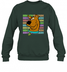 Kids Scooby Doo Ruh Roh Neon Text Stack Crewneck Sweatshirt Crewneck Sweatshirt - Nice-Tshirts4u