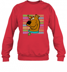 Kids Scooby Doo Ruh Roh Neon Text Stack Crewneck Sweatshirt Crewneck Sweatshirt - Nice-Tshirts4u