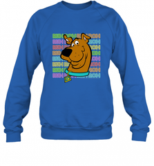Kids Scooby Doo Ruh Roh Neon Text Stack Crewneck Sweatshirt Crewneck Sweatshirt - Nice-Tshirts4u