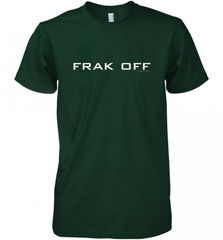 Battlestar Galactica Frak Off Official Tee Men's Premium T-Shirt Men's Premium T-Shirt - Nice-Tshirts4u